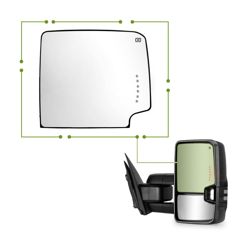 Replacement Parts- Right/Passenger Side Upper Glass-2
