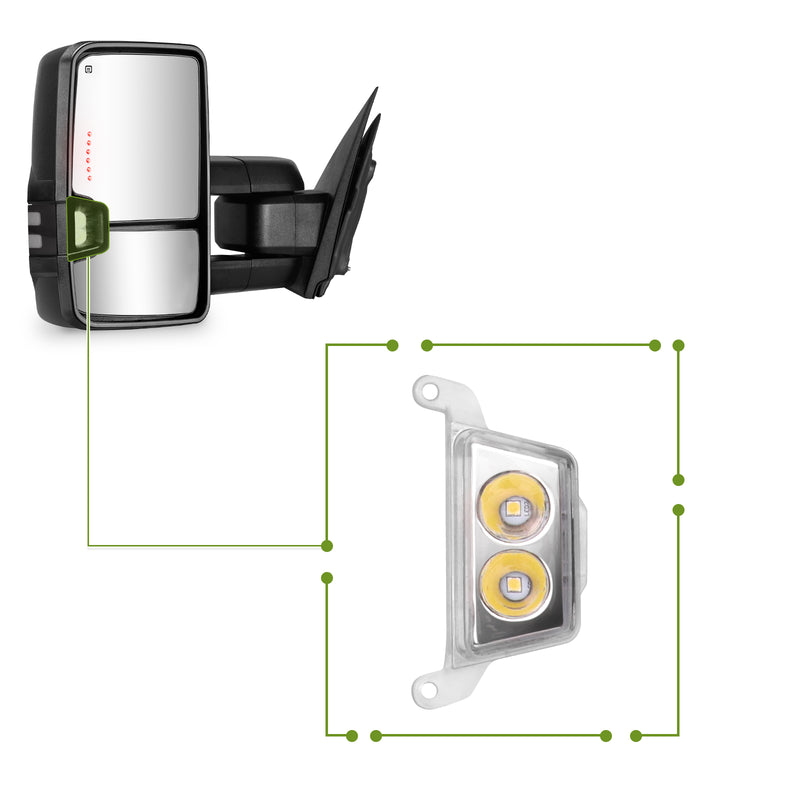 SIZIOM® Replacement Parts- Left/Driver Side Reverse/Back up Light-2