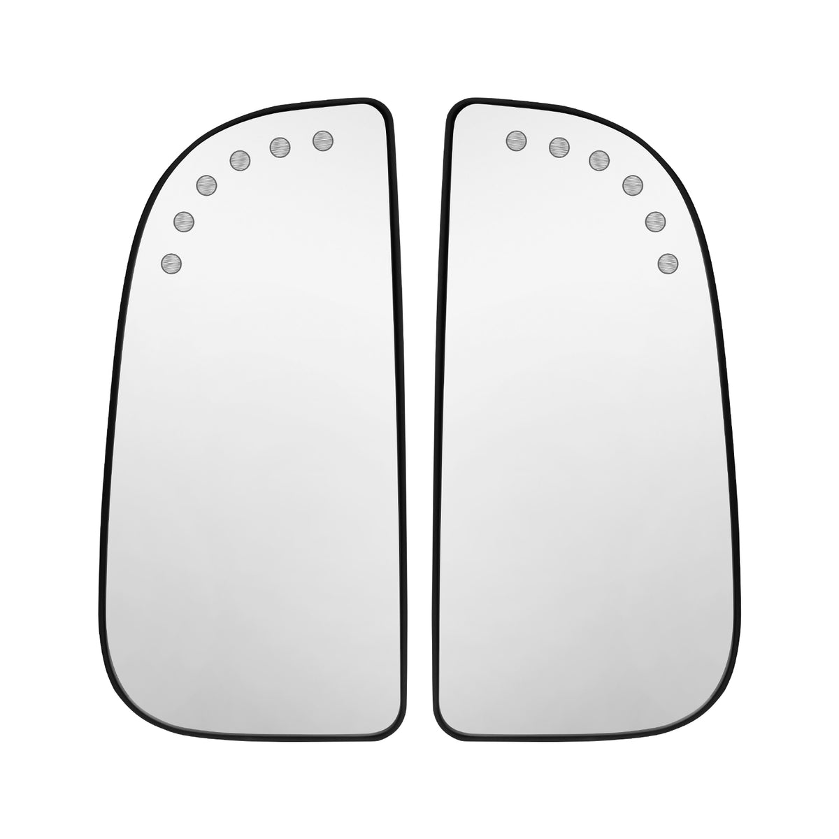 SIZIOM® Pair - Small/Convex Mirror Glass Replacement-1